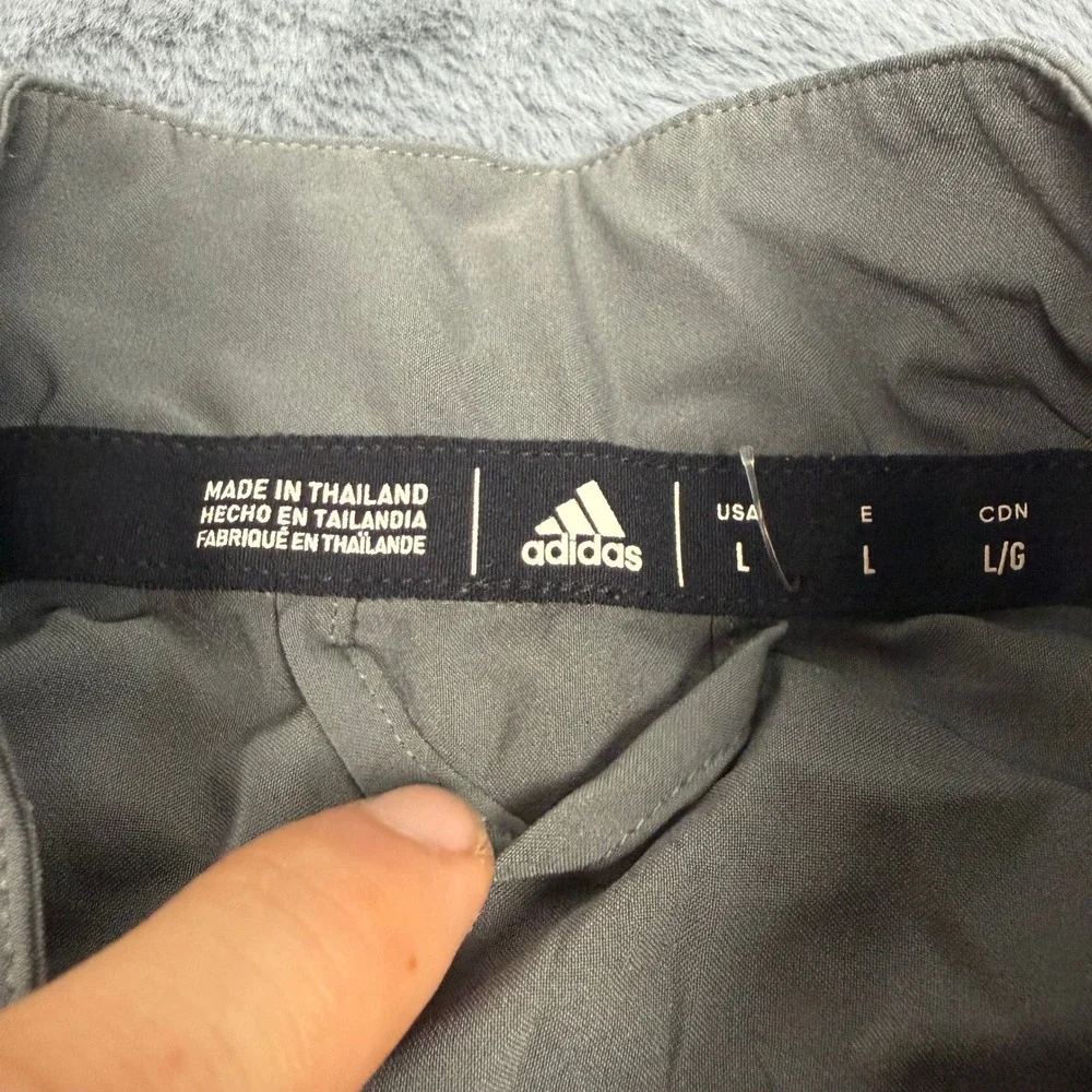 Adidas Mens NAU Lumberjacks Climalite Quarter Zip Pullover Gray Large 13577